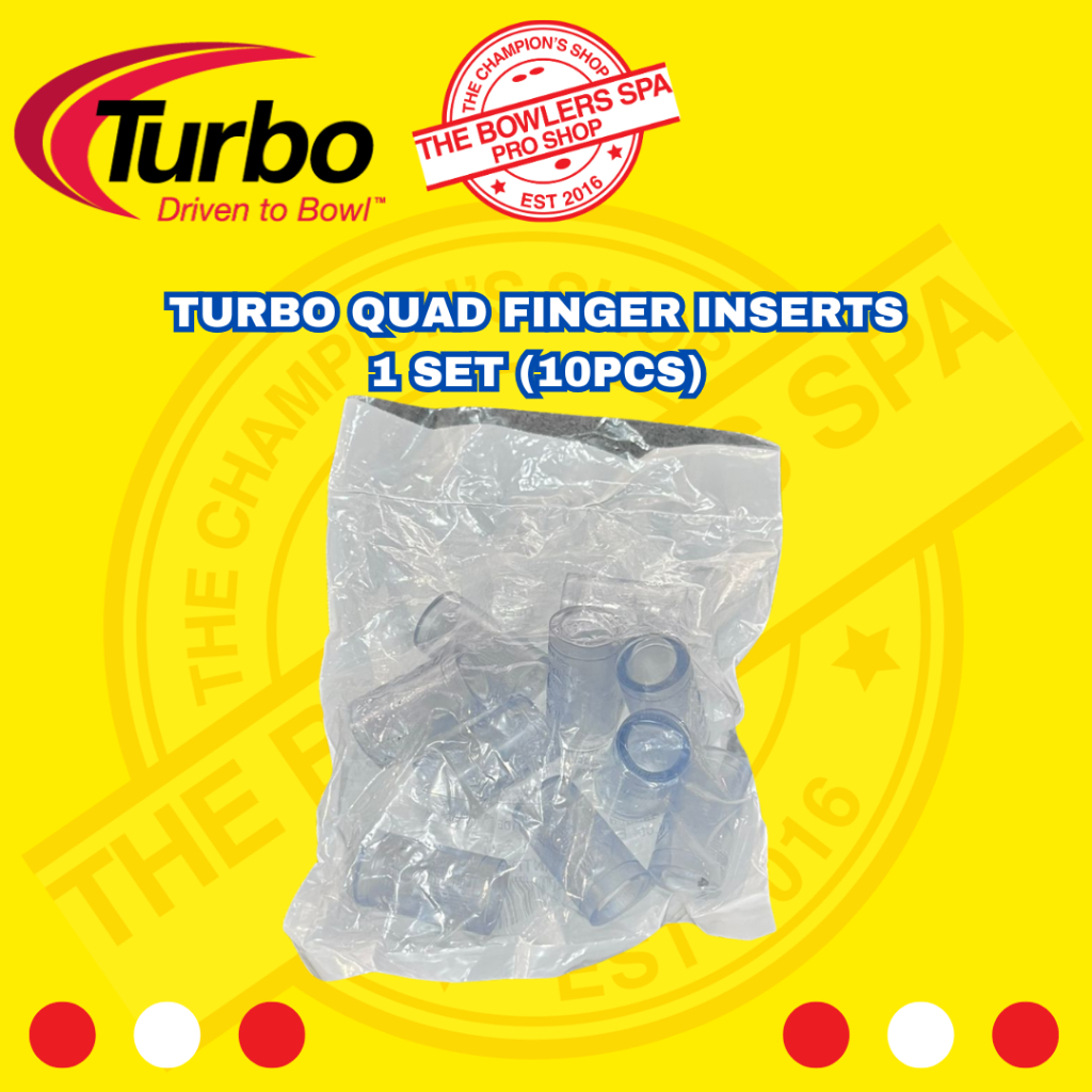 TURBO QUAD BOWLING FINGER INSERTS 1 SET (10PCS) | Shopee Malaysia