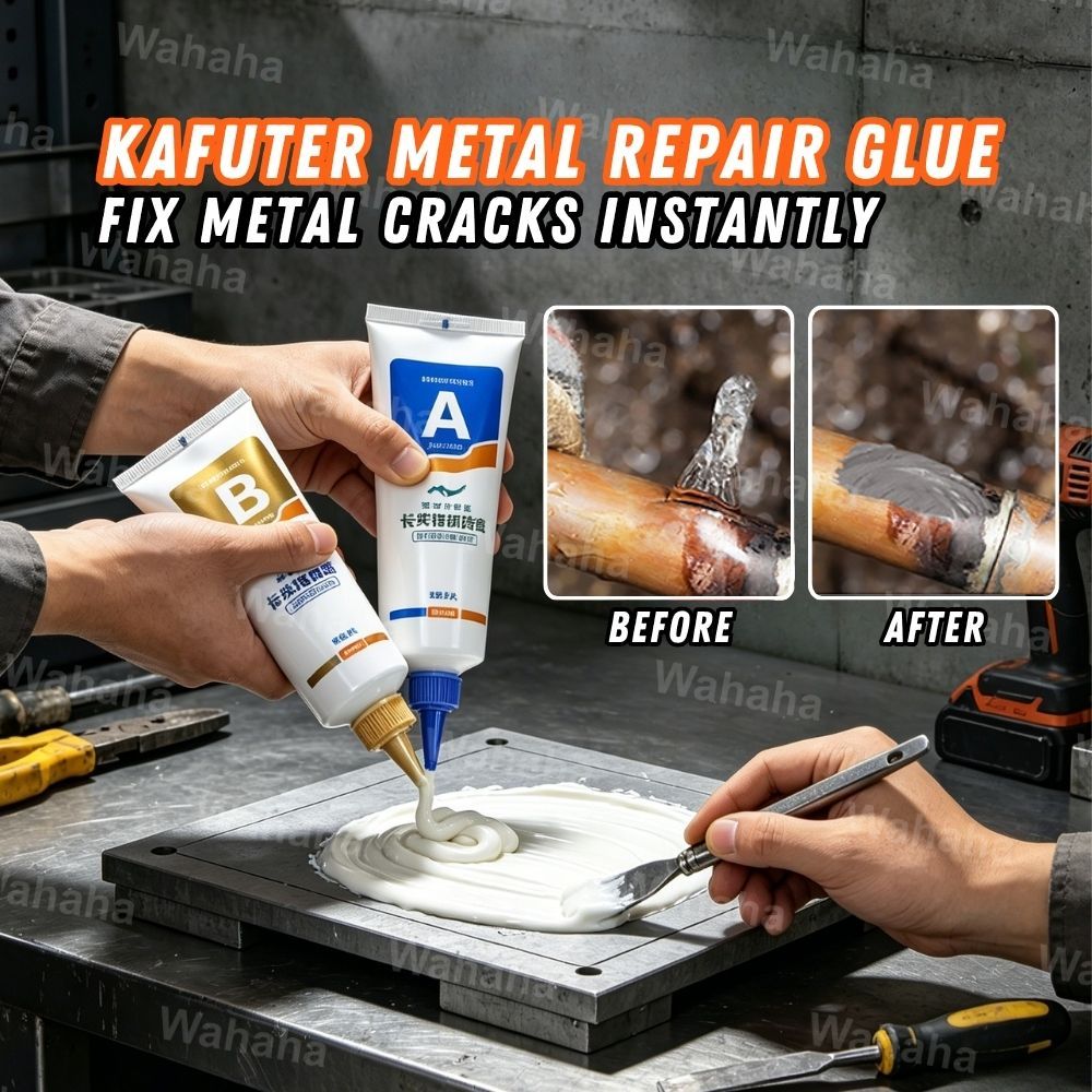 🇲🇾100g 65g Strong Kafuter A+B Metal Repairing Leaking Adhesive Glue ...