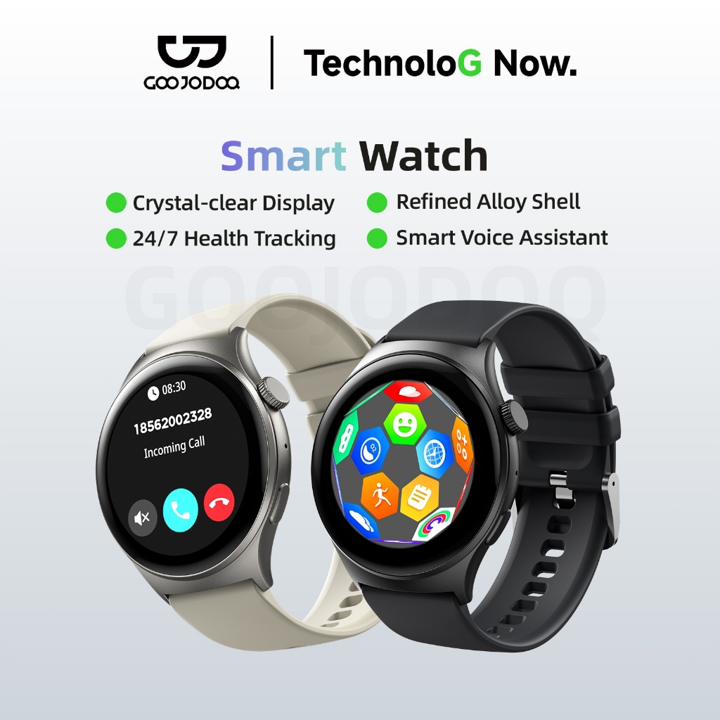 GOOJODOQ 3D Dynamic Smart watch IP68 waterproof with Health Monitoring ...