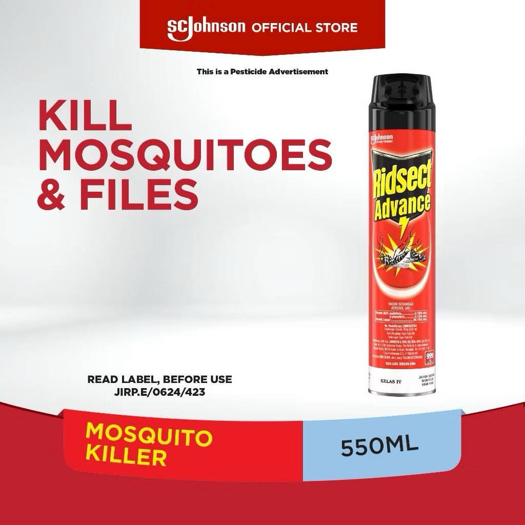 Ridsect Advance Mosquito Killer Aerosol Spray (550ml) | Shopee Malaysia