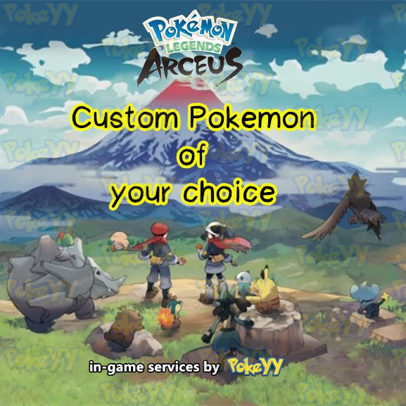 PLA Custom Pokemon | Shiny 6V | ALPHA | Pokemon Legends: Arceus ...