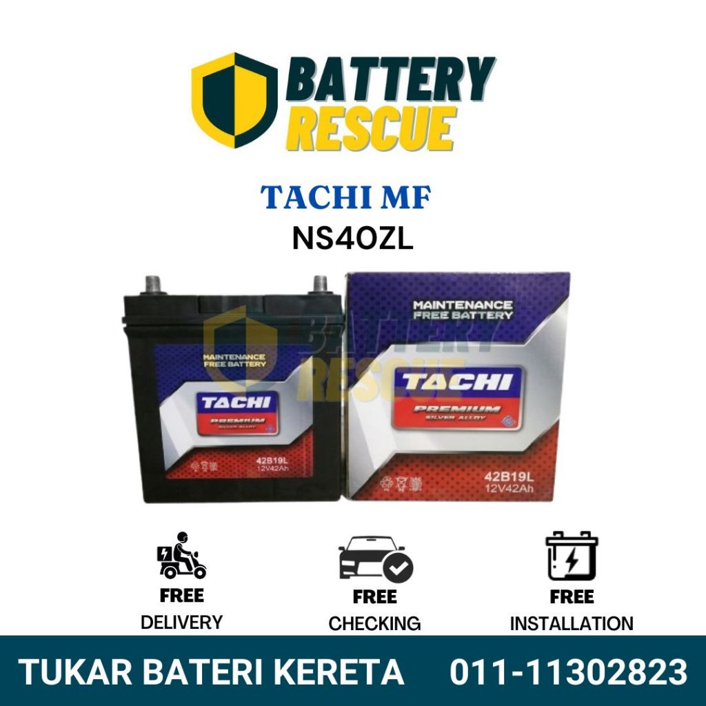 Installation Available NS40 NS40ZL Tachi MF Bateri Car Battery Bateri ...