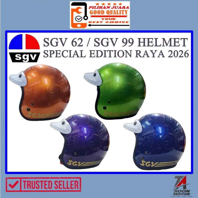 SGV 62 / SGV 99 HELMET SPECIAL EDITION RAYA 2026/ SGV IDIRIUM / FOC ...