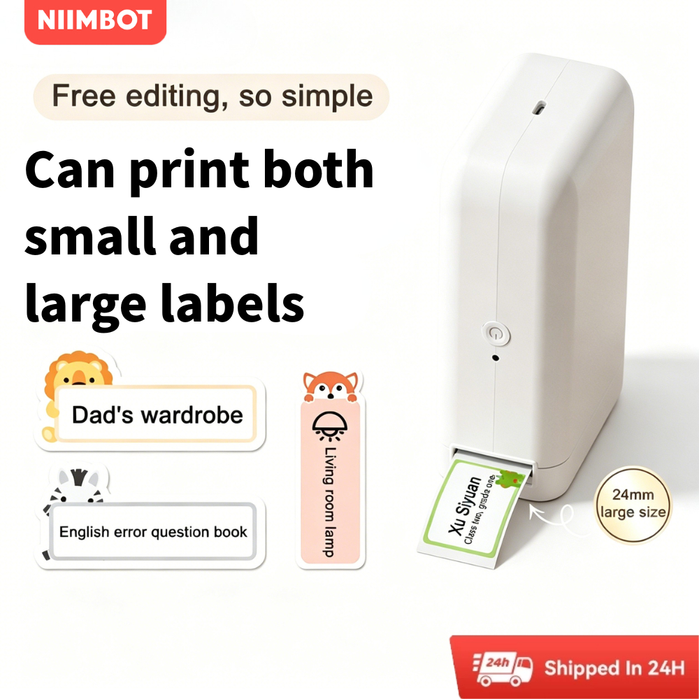 NIIMBOT D101 Wireless Bluetooth Label Maker Inkless Sticker (25mm ...