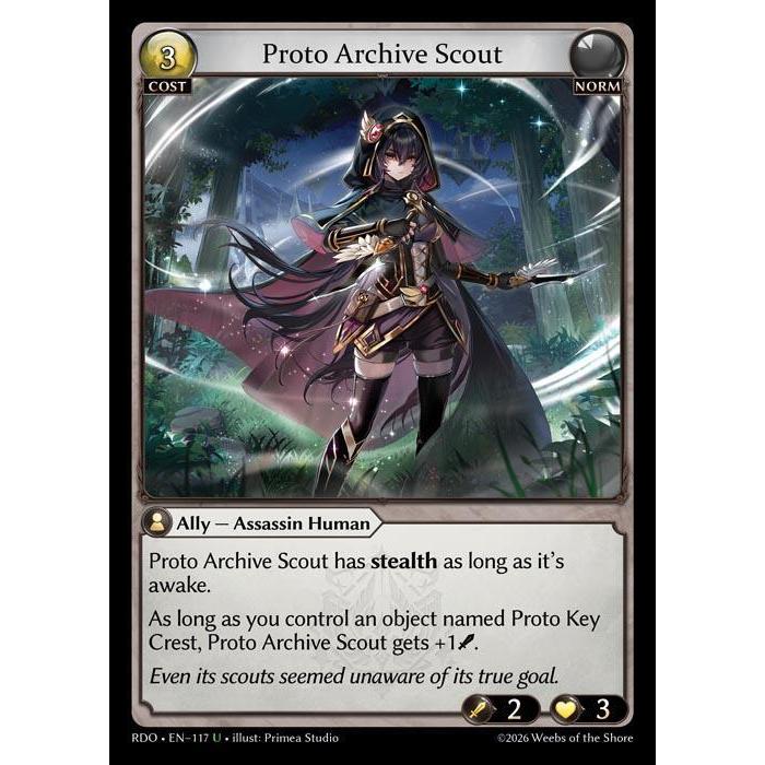 💥 Grand Archive TCG | Proto Archive Scout (U) | EN-117— RDO