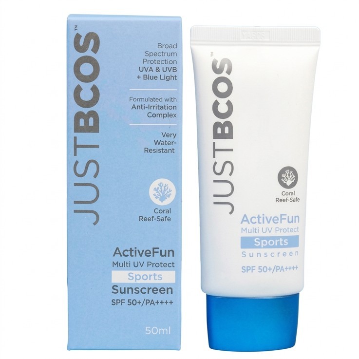 JUSTBCOS ActiveFun Multi UV Protect Sports Sunscreen SPF50+/PA ...