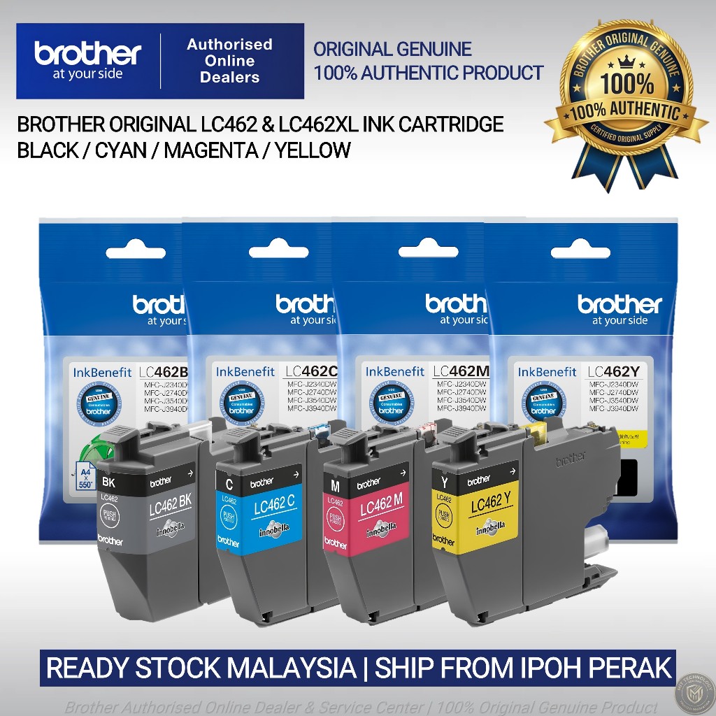 [Ready Stock] Brother Original LC462 / LC462XL Ink Cartridge MFC ...