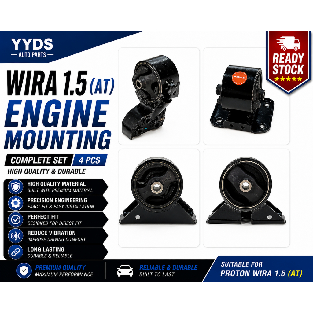 ENGINE MOUNTING SET PROTON WIRA 1.5 AUTO | Shopee Malaysia
