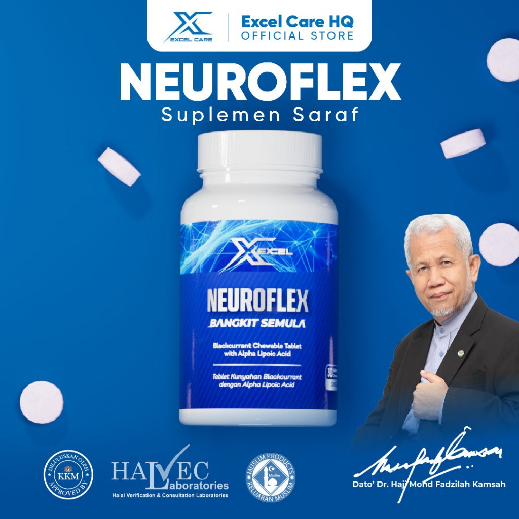 Neuroflex Suplemen Terbaik Untuk Saraf Pesakit Diabetes - 60 Tablet ...