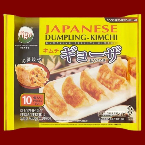 [SHCF] Figo Premium Japanese Kimchi Dumpling 10pc. 200g Frozen Halal ...