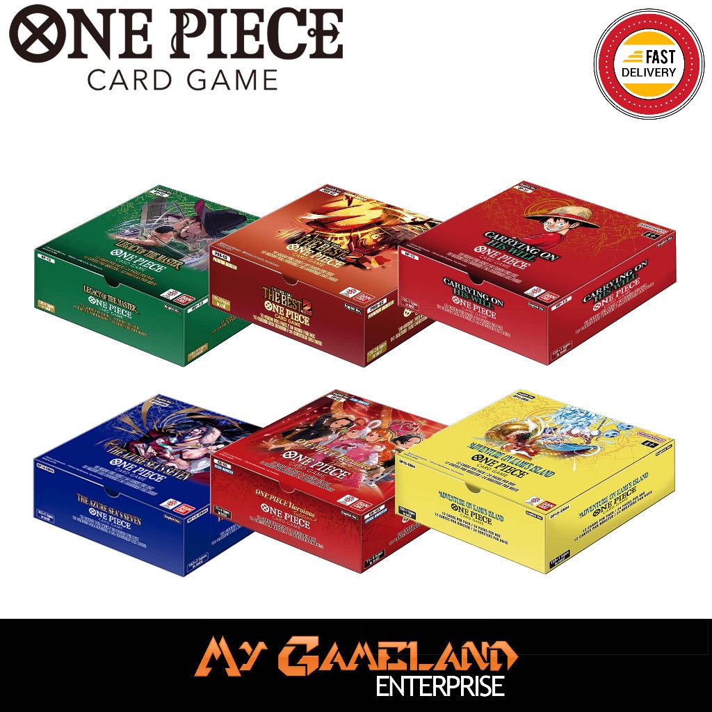 One Piece TCG Booster Box (24 Pack) OP-15 / EB-03 / OP-14 / EB04 / OP-13 /  PRB-02 / OP-12 English Card Game (BRAND NEW) | Shopee Malaysia