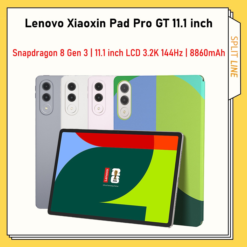 Global ROM Lenovo Xiaoxin Pad Pro GT 2025 Snapdragon 8 Gen 3 11.1