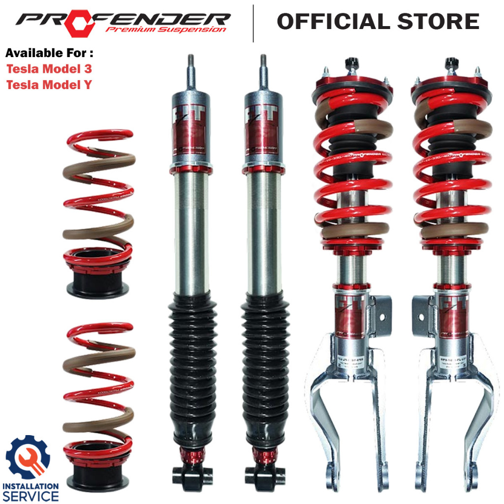 PROFENDER FITZ Adjustable Absorber Coilover Tesla Model 3 Model Y BYD ...