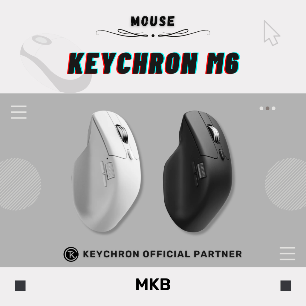 Keychron M6 Lightweight Customizable Side Macro Button Ergonomic Silent ...