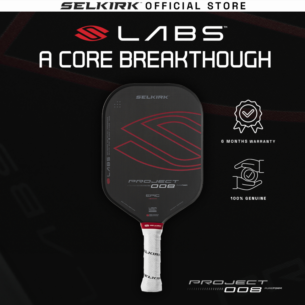 Selkirk Sport Labs Project 008 Pickleball Paddle for Long-Lasting ...