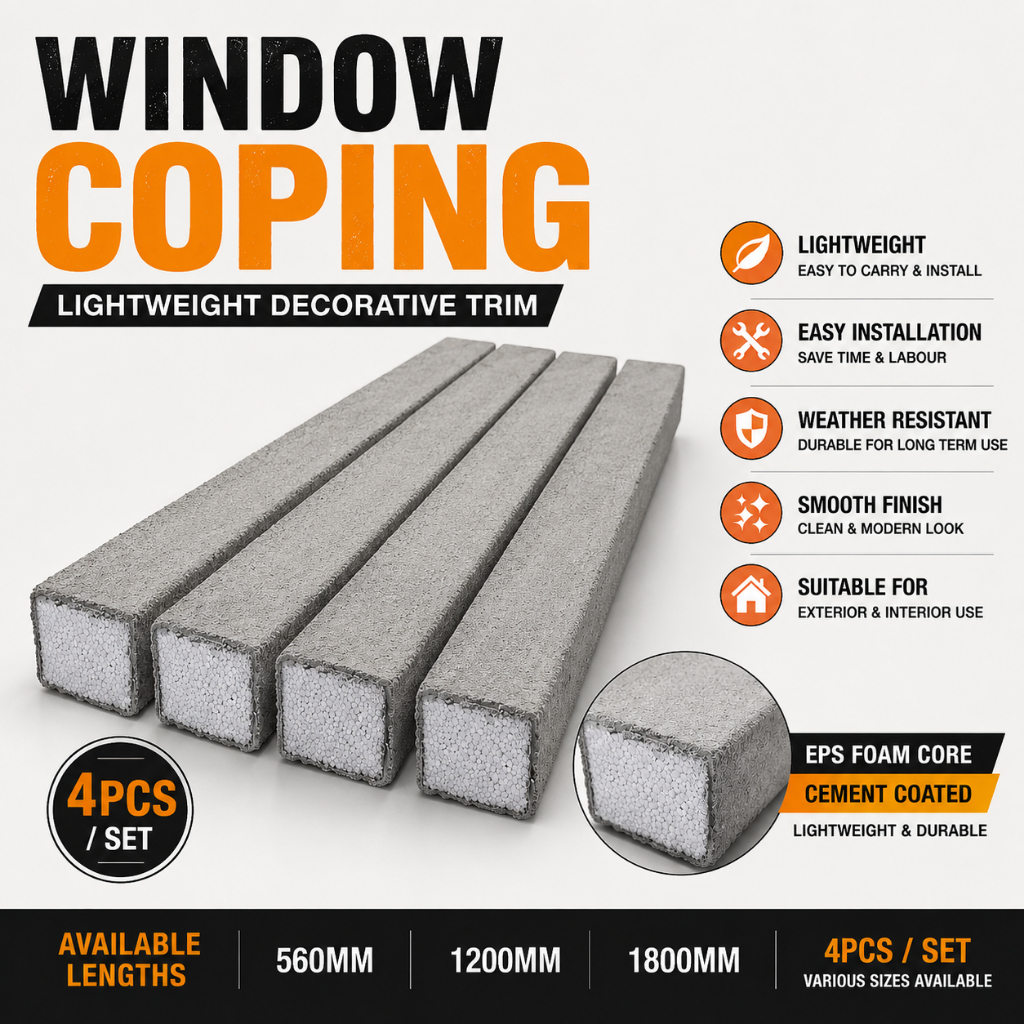 WINDOW COPING 1800MM LIGHT WEIGHT WINDOW DECOR 窗口装饰 | Shopee Malaysia