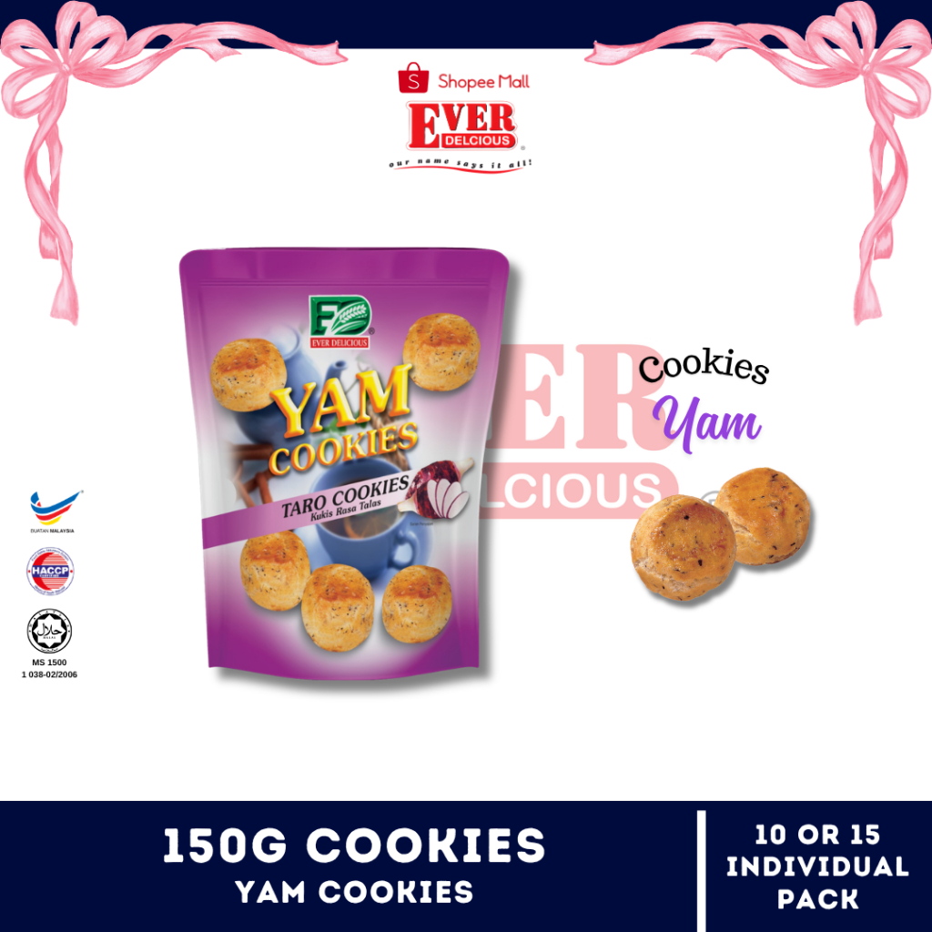 Ever Delicious Yam Cookies 150g – Rangup, Lemak Masin Keladi & HALAL ...