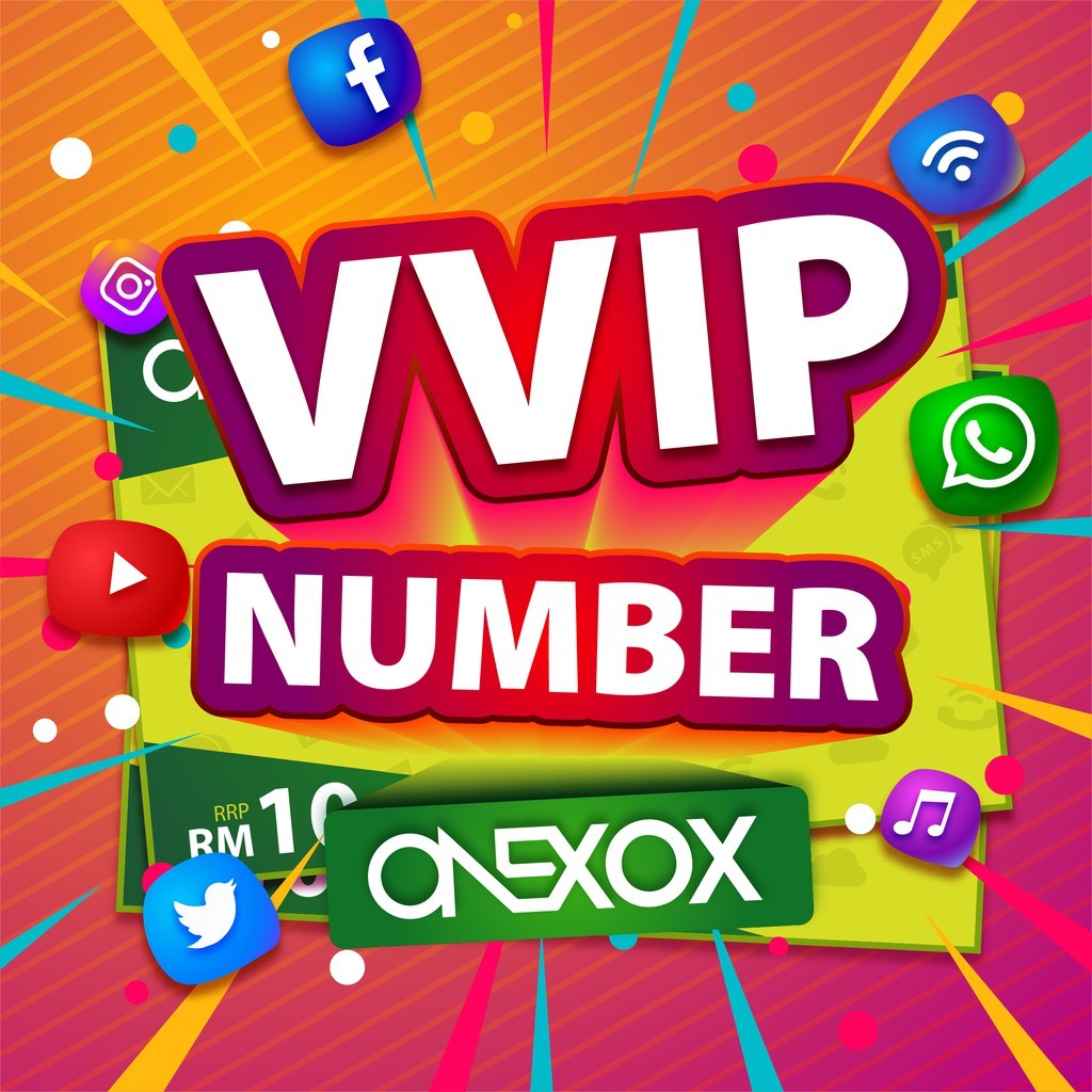VIP NUMBER XOX Sim Card Prepaid 5G [ Self Activate ] + FREE 1GB + FREE ...