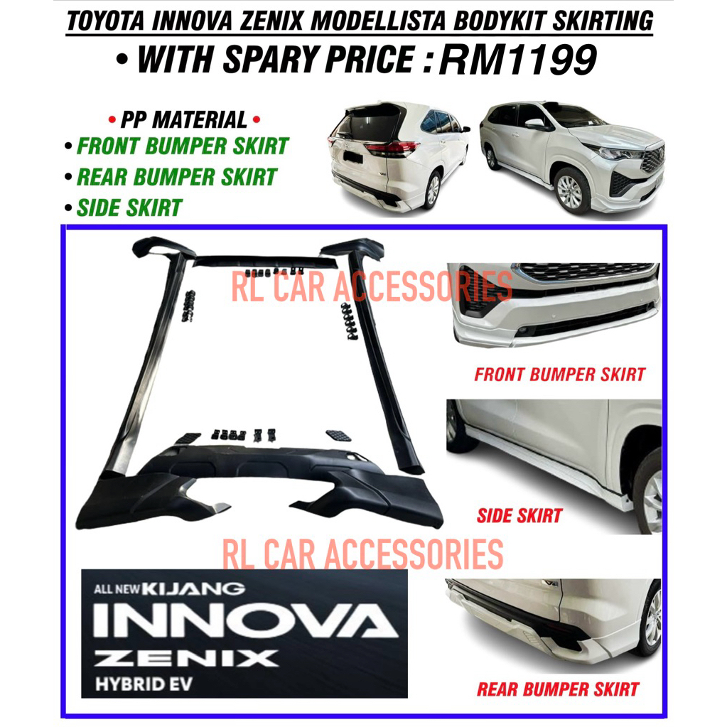 Toyota innova Zenix 2023 2024 2025 modellista bodykit body kit MDLT ...