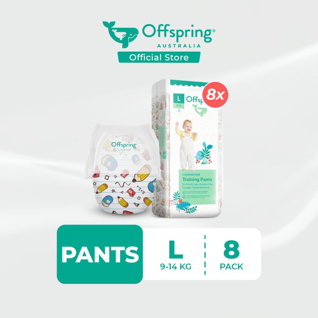 Offspring Fashion Baby Diapers Pants L (288pcs) [8 Packs] | Shopee Malaysia