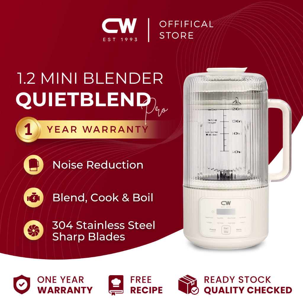 Cadware Pioneer CW 1.2L Quietblend Pro | Mini Blender | Soundproof ...