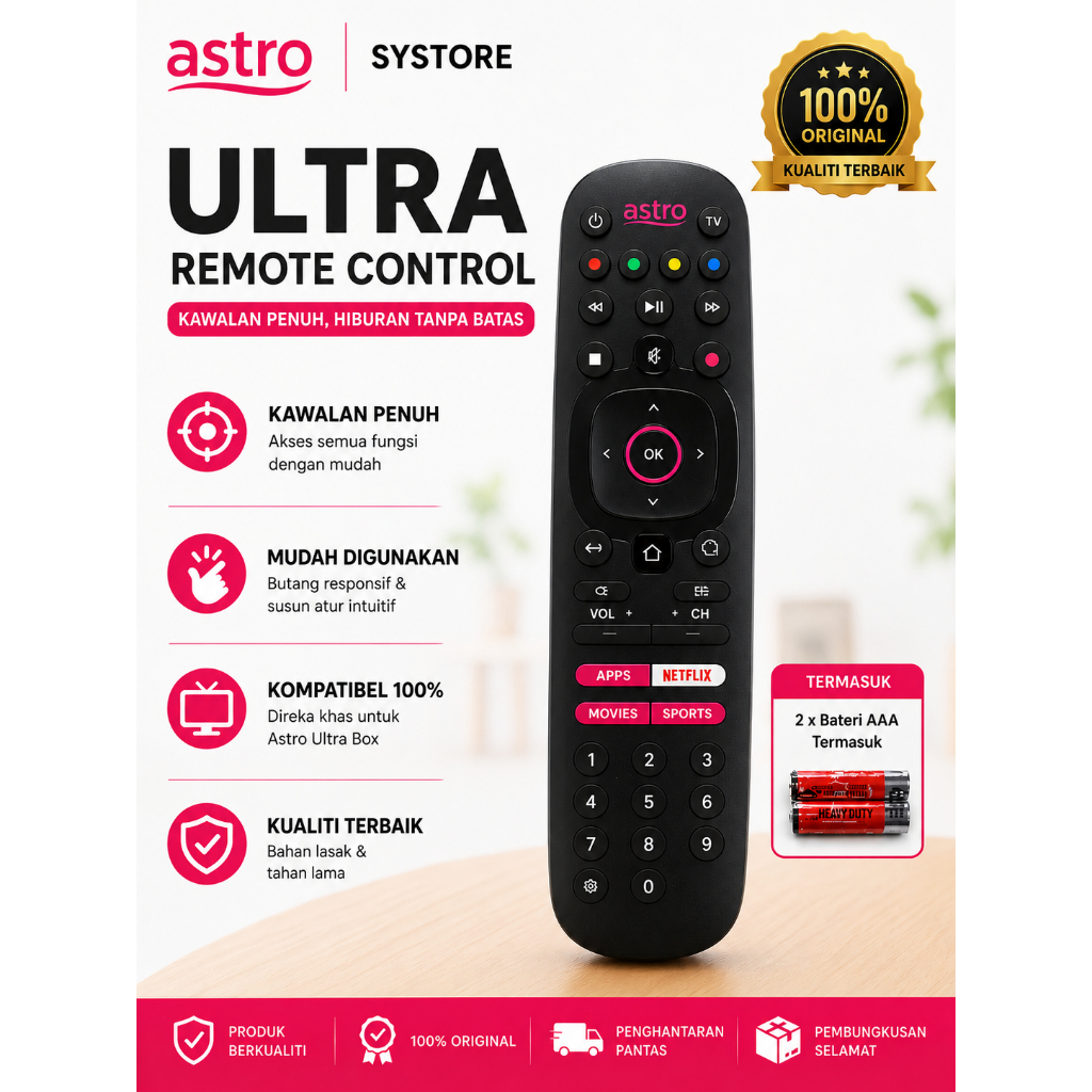 [100% ORI] ASTRO ULTRA BOX REMOTE CONTROL | Shopee Malaysia