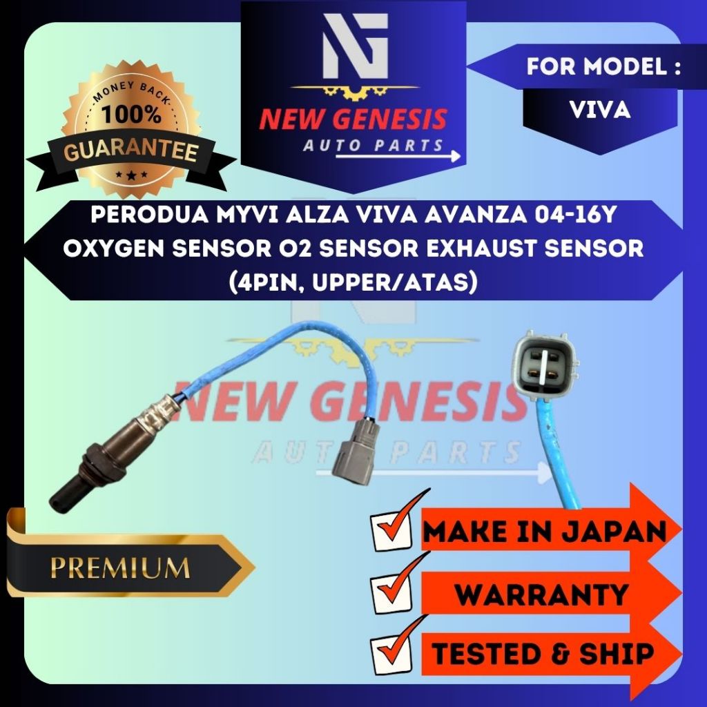 PERODUA MYVI ALZA VIVA AVANZA 04-16Y OXYGEN SENSOR O2 SENSOR EXHAUST ...