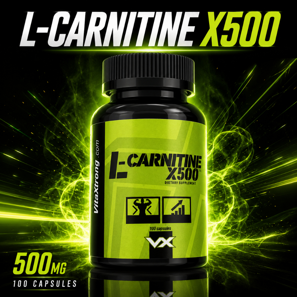 l carnitine x500 VITAXTRONG L-CARNITINE X500 Energy & Fitness 100 CAPS