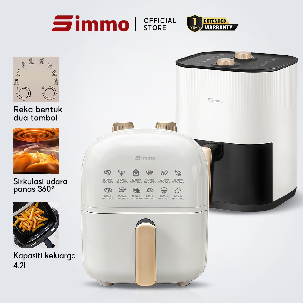 Simmo Air Fryer Electric Small Oven Healthy Cooker Multi-Fryer Non ...