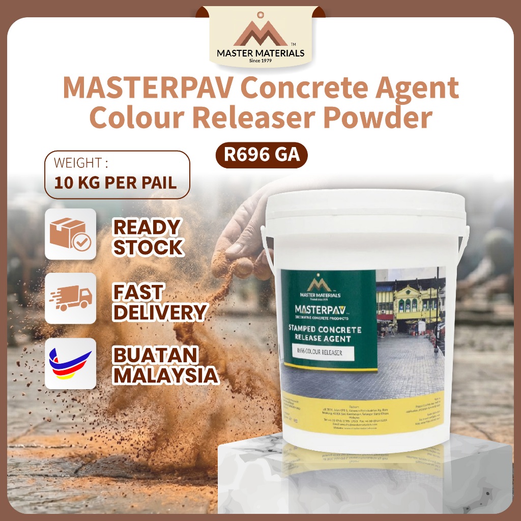 MASTERPAV Color Releaser Agent Concrete Imprint Powder (10kg/Pail) GA ...