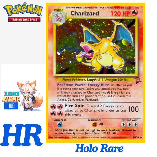 charizard pokemon card 2nd edition Is the Pokmon real? Captured in a crystal Charizard Holo 2nd Edition |