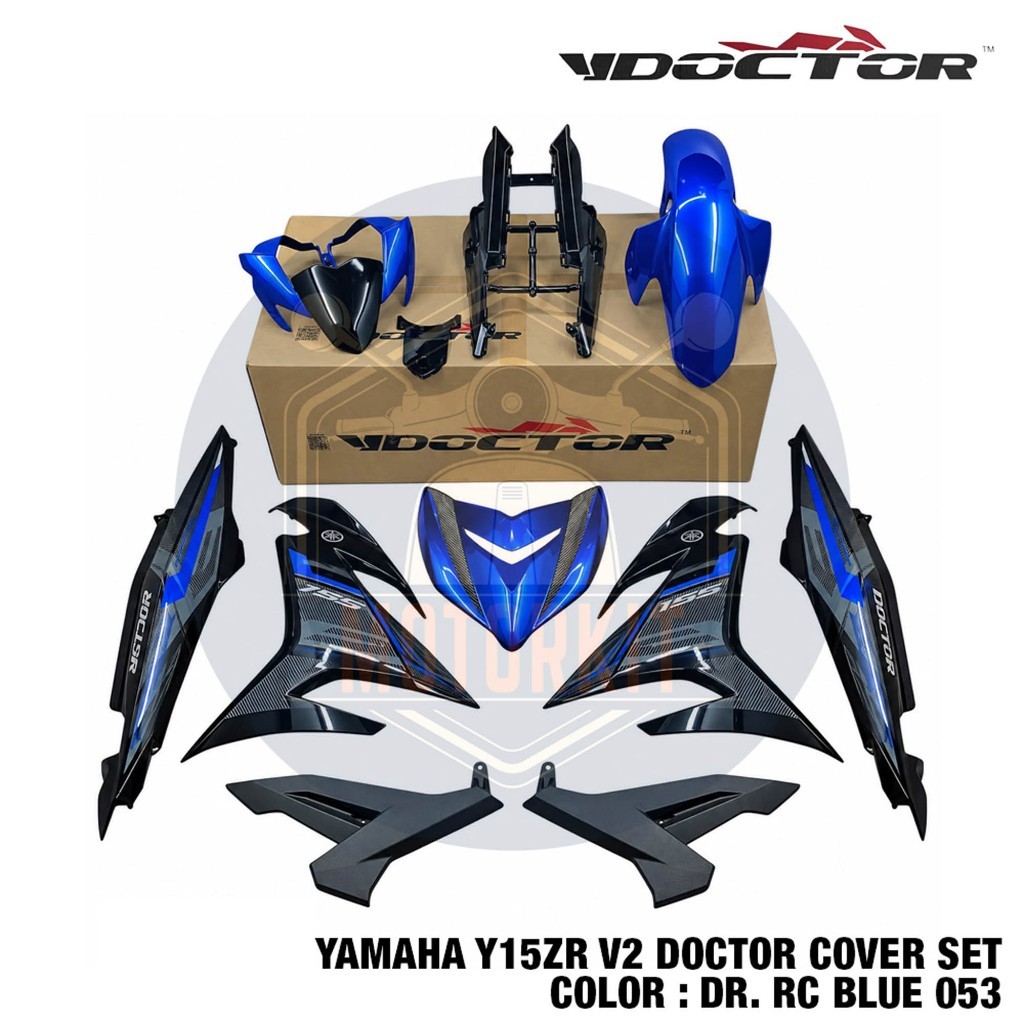 YAMAHA Y15 Y15ZR V2 SPECIAL COLOR BODY COVER SET MX KING ORANGE RC BLUE ...