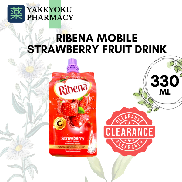 Ribena Mobile Strawberry Fruit Drink in a Packet Ready to Drink 330ml ...
