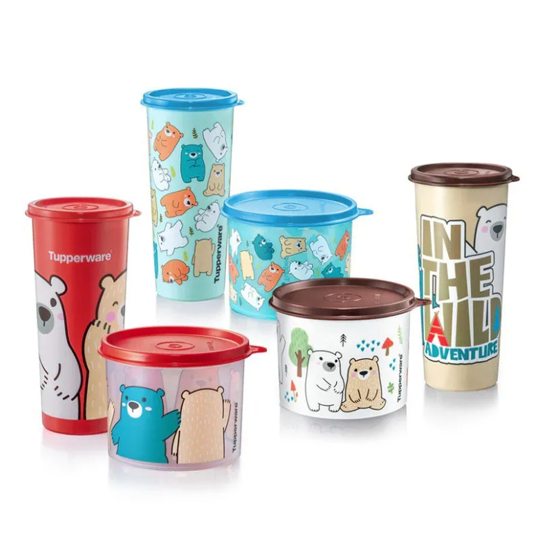 [READY STOCK] ‼️SALE‼️ Tupperware Bearbuddy Trio Set - Giant Tumbler (1 ...