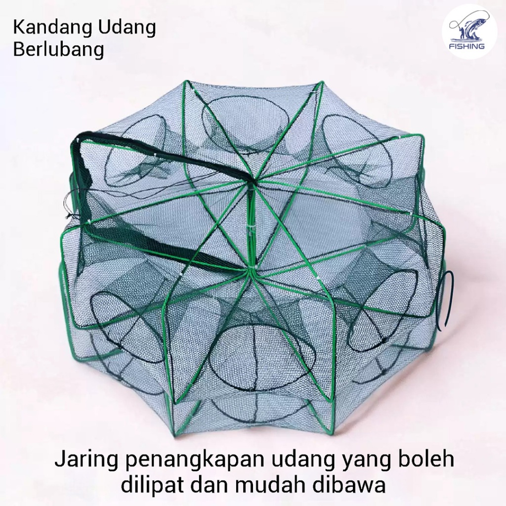 Jala Ikan LUBA 6-16 Jaring Perangkap Kepiting Ikan Belut Lobster Bahan ...