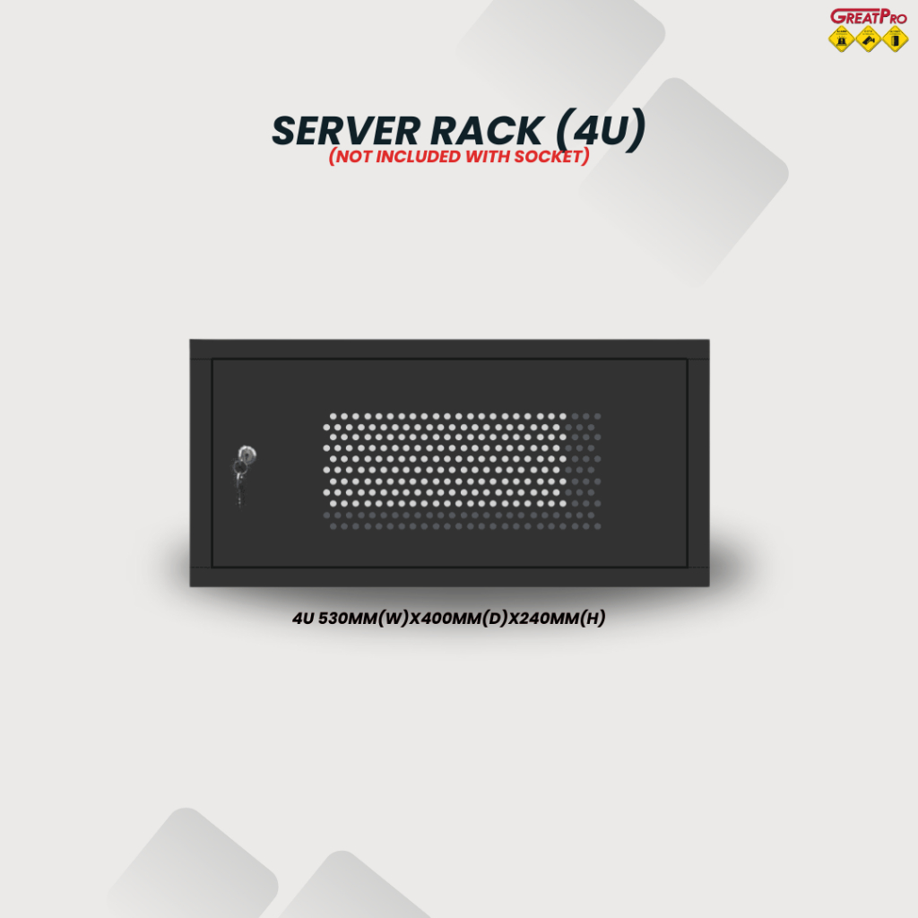 Server Rack 4U (Wall Mount / Desktop Type) | Shopee Malaysia