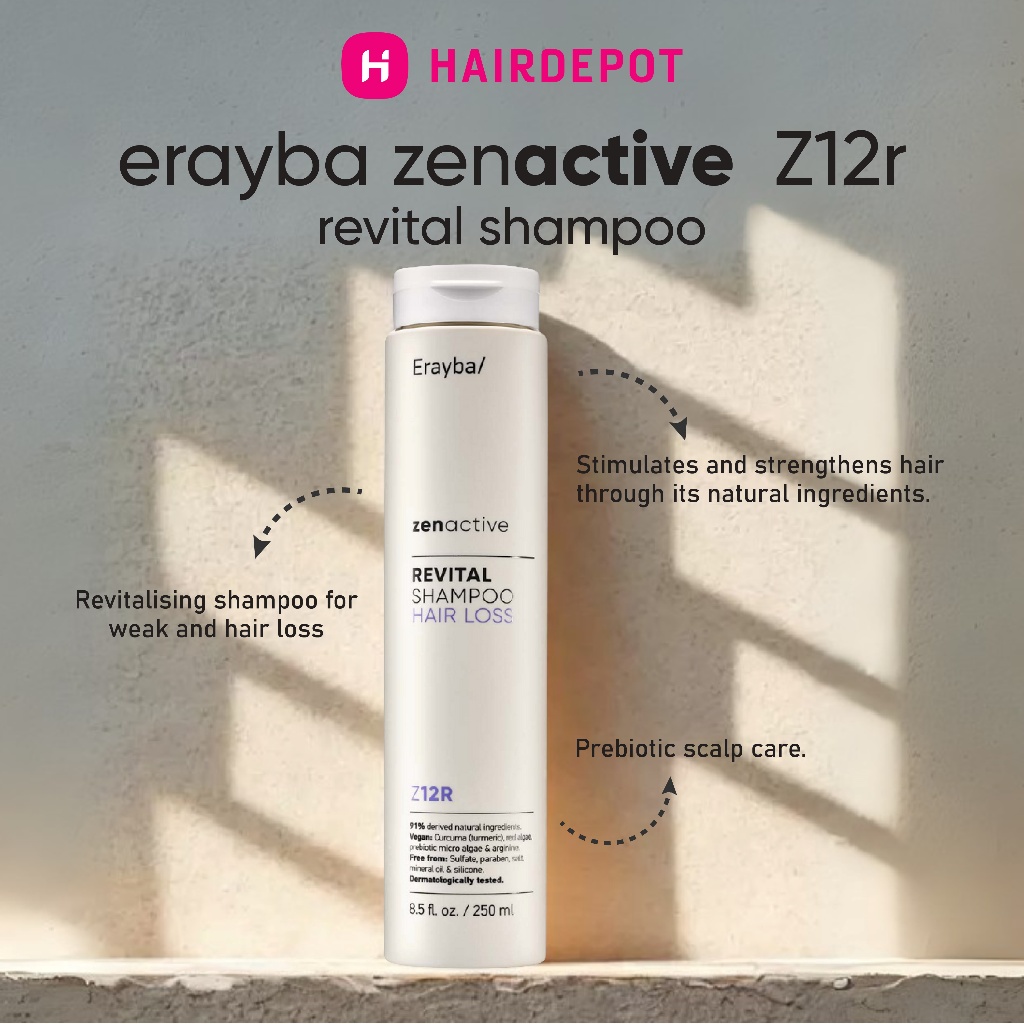 ERAYBA Zen Active Z12R Revital Shampoo 250ml - Hair Loss Control ...