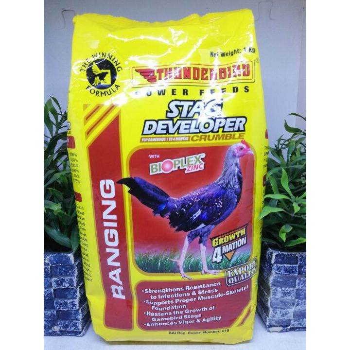 Thunderbird Stag Developer Crumble 1kg Ayam Sabong | Shopee Malaysia