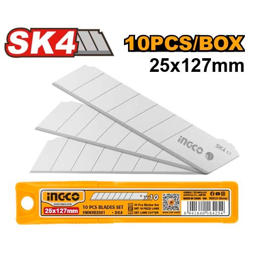 INGCO Refillable HKNSB2501 10 Pcs 25X127MM blades set | Shopee Malaysia