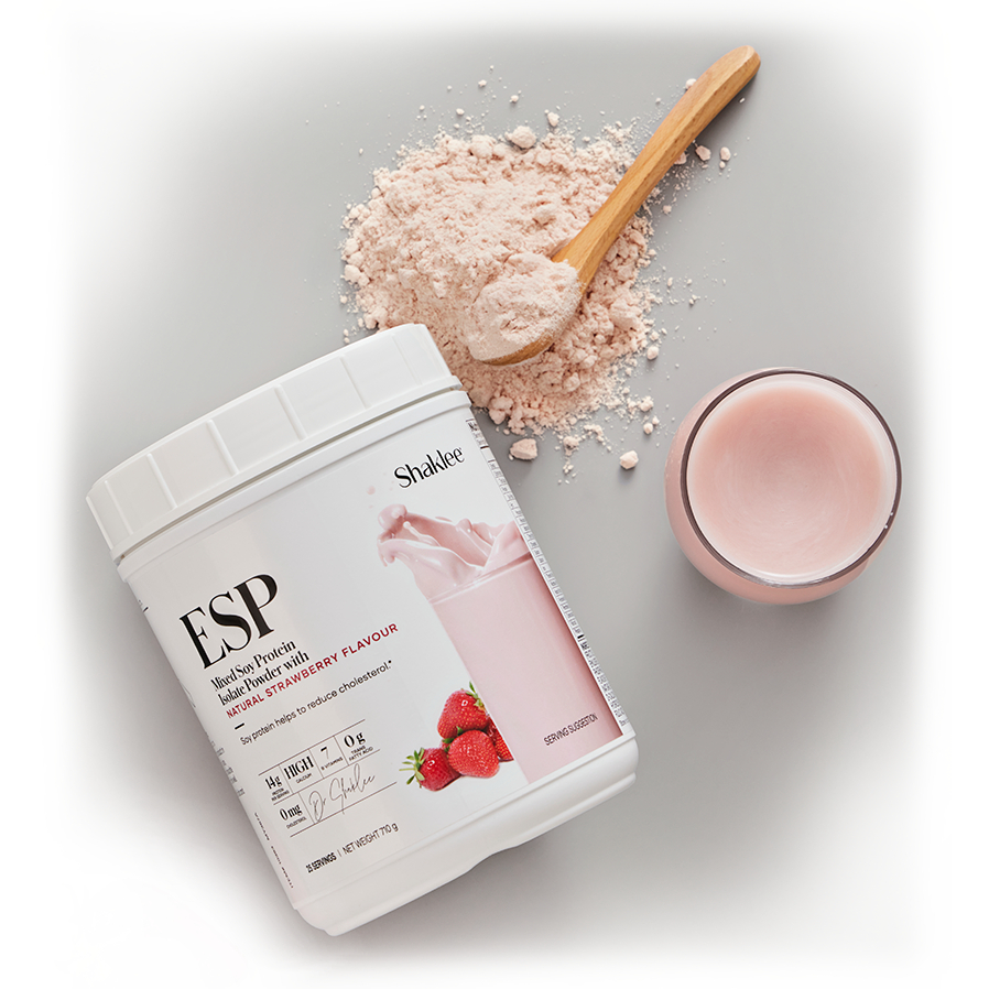 ESP Mixed Soy Protein Isolate Powder with Strawberry Flavour(710 grams ...