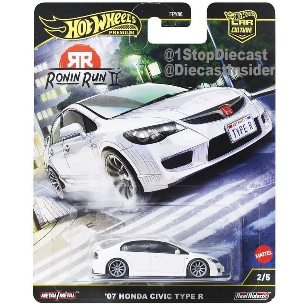 Hot Wheels Ronin Run 2 Premium 2025 FD2 TYPE R/ EVOLUTION IX/ TOYOTA ...