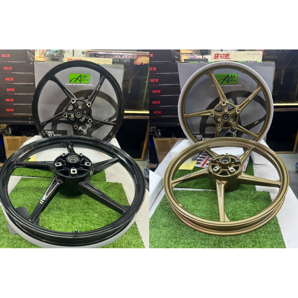 AJI RACING STRIKE SERIES PNP Y15 / Y16 Y16ZR ABS 5 BATANG SPORT RIM SET ...