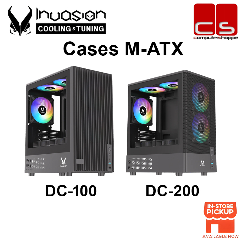 INVASION DC-100 / DC-200 CASING M-ATX | Shopee Malaysia