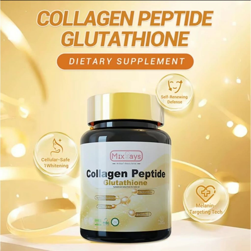 MixSaysCollagen Peptide Glutathione Beauty Supplements | Shopee Malaysia