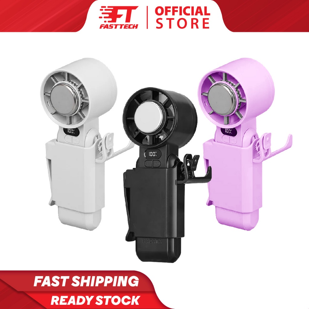 [New Model] HADATA F13 Handheld Fan with 100 Speeds, Refrigeration ...