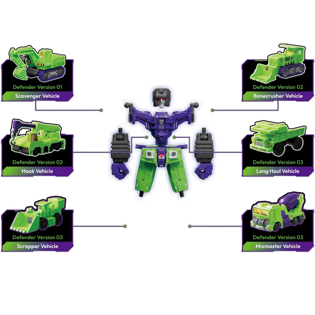 Blokees Transformers Defender Version Devastator Combining Accessory ...