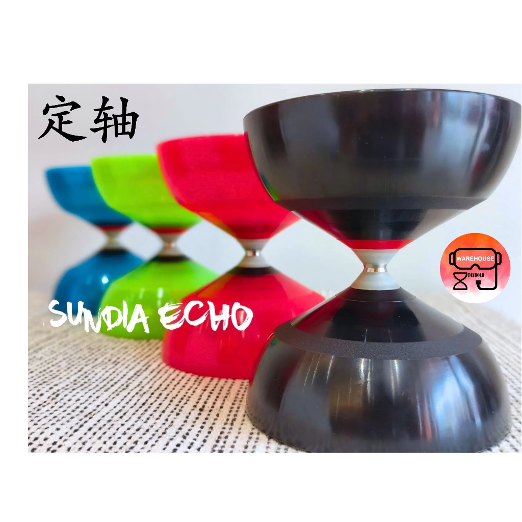 【Sundia 三铃】New Echo Diabolo 椰果铃二代（雪花铃）- Fixed Axle 定轴 三铃 扯铃 空竹 校园款 for ...