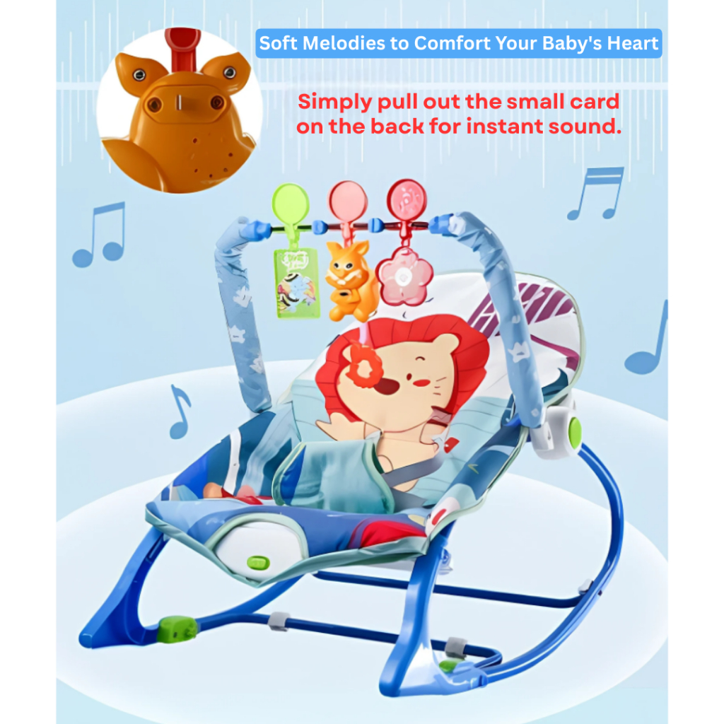 Kid Baby Swing Folding Rocker Bouncer Toys Play Comfortable Rocker Baby ...