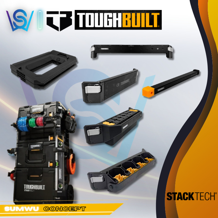 TOUGHBUILT Stacktech Accessories Hanger Magnetic Holder Adapter TB-B1-A ...