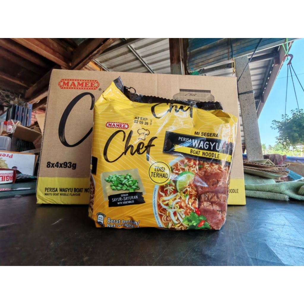 Mamee Chef WAGYU /BOAT NOODLE/Laksa Sarawak /Mi Goreng Perisa Rendang ...